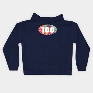 100 Mile Ultramarathon Tie Dye Ultra Kids Hoodie